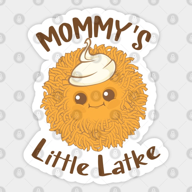 Mommy's Little Latke Sticker by Proud Collection